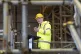 First Minister John Swinney during a visit to the Harland an