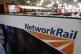 Network Rail signage at Waverley train Station in Edinburgh