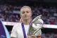 England's Leah Williamson lifts the UEFA Women's Euro 2022 t