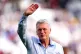 West Ham United manager David Moyes waves to the fans at the