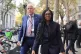 Conservative Party leader Kemi Badenoch arrives to give evid