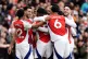 Arsenal's Mikel Merino celebrates scoring their side's first