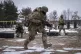 New recruits practice on a military training ground in Chern