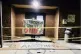 Banner behind crime scene